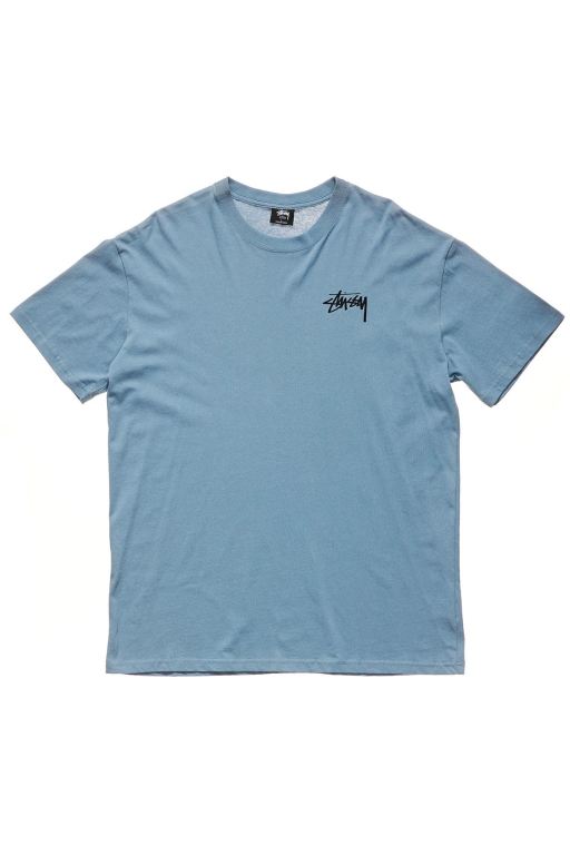 Stussy Mens Say It Loud T Shirt Blue - EUJNM2798